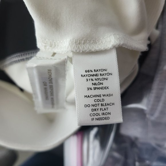 Loft Womens Black and White Striped Mini Skirt Size Medium Neutral Career Office - Picture 6 of 8